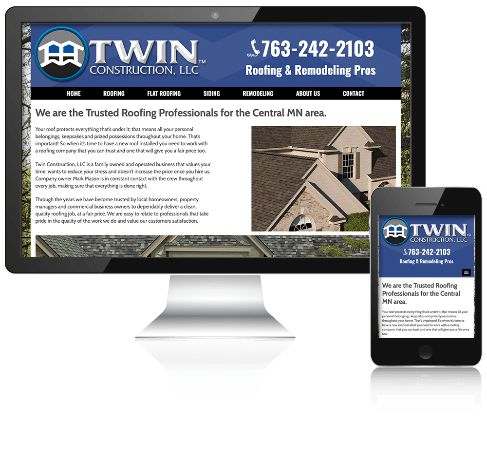twin construction roofing